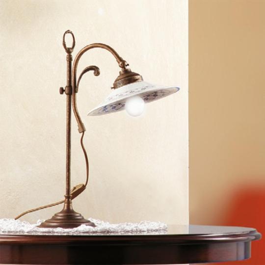 mediterran klasszikus rez asztali lampa elegans polgari iroda vilagitas keramia allithato forgathato haloszoba ejjeliszekreny lampak nappali rusztikus vintage antikolt ceramiche borso lampak lameridiana mintas festett.jpg